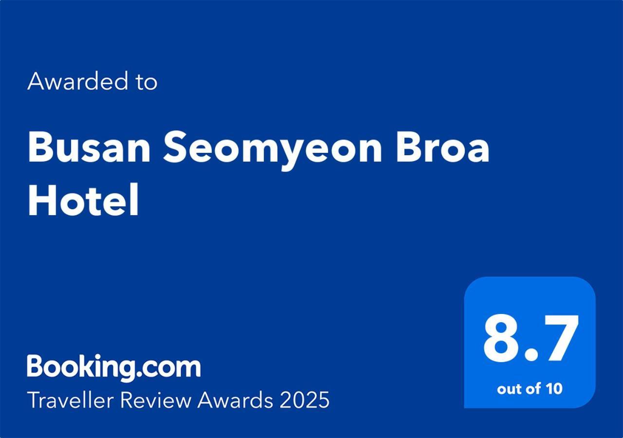 Busan Seomyeon Broa Hotel Exterior photo